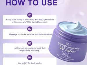 OLV Overnight Toning Whip - Body Firming Cream